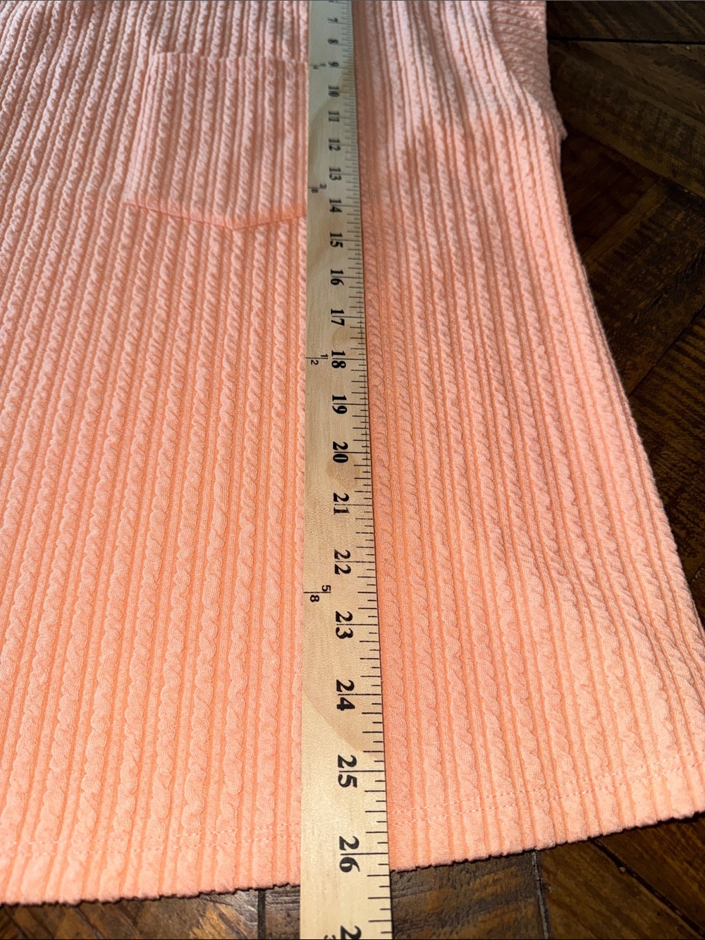 Discount Divas Womens Ribbed Top/Shorts in Peach  Sz XL - Picture 4 of 11